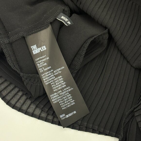 Kooples NWT Tiered Pleat Shirt - Picture 6 of 6